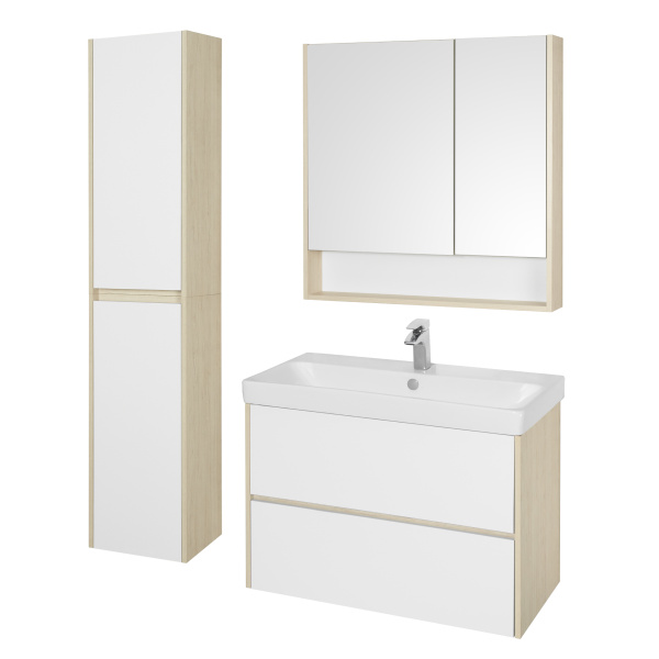 Тумба с раковиной Aquaton Сканди 90 1A2519K0SDB20