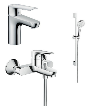 Комплект смесителей Hansgrohe Logis E 100С (71177000+71415000+26532400)