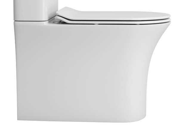 Чаша унитаза-компакта напольного безободкового OWL Eter Cirkel-G с сиденьем DP микролифт OWLT190202