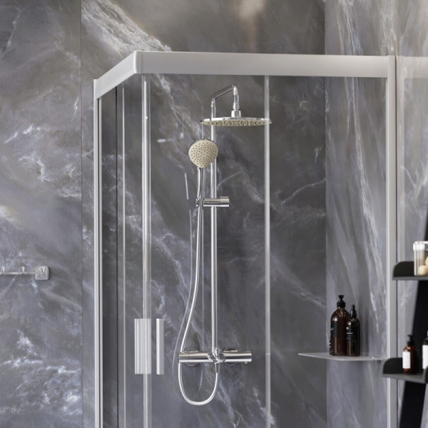 Комплект душевого уголка AM.PM Gem (90х90) WK90DF