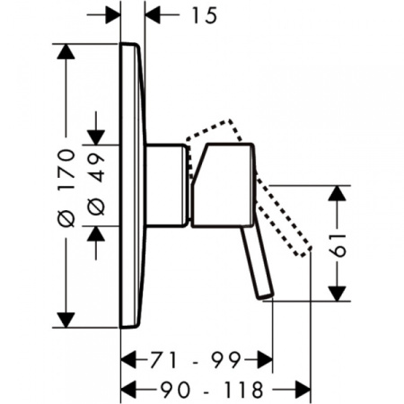 Смеситель Hansgrohe Talis 32674000