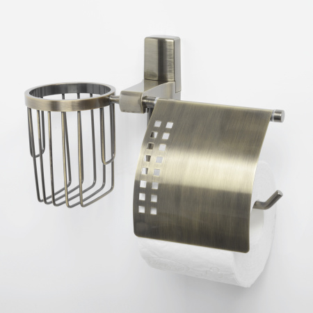 Держатель туалетной бумаги и освежителя  WasserKRAFT Exter K-5259