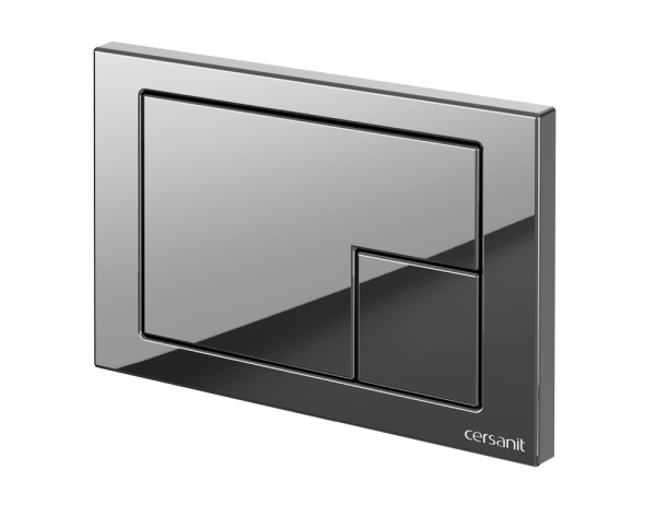 Кнопка Cersanit CORNER пластик хром глянцевый 64108