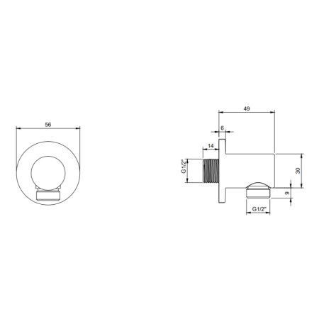 Шланговое подсоединение Villeroy & Boch Universal TVC000456000K5