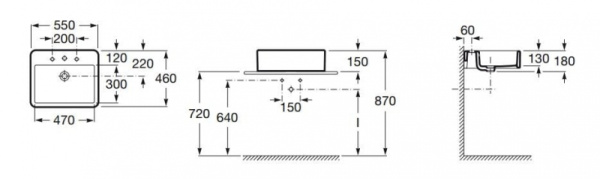 Раковина Roca Element 327576000