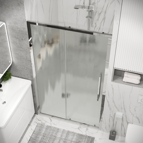 Душевая дверь (130х195) Grossman Cosmo 100.K33.02.130.10.02, раздвижная