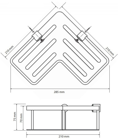 Полочка для мыла Bemeta Cytro 146208092