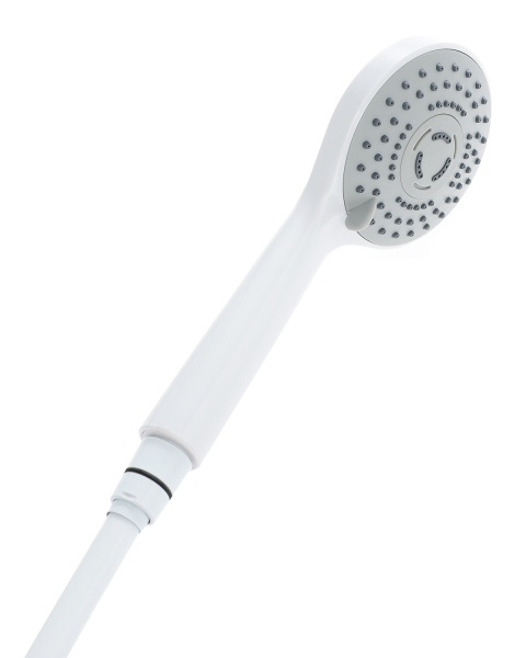 Смеситель для ванны однорычажный с душевым набором Orange Loop M26-100w белый