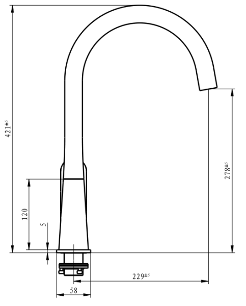 Смеситель для кухни Savol SK-H6004 Смеситель для кухни Savol SK-H6004