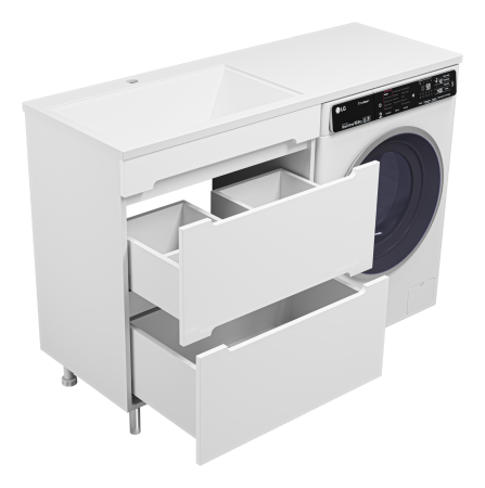 Тумба под стиральную машину Misty Байкал 70 Э-Бай06070-022Я