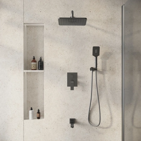 Душевая система скрытого монтажа Grossman Classic 501.K35.04.420 графит сатин