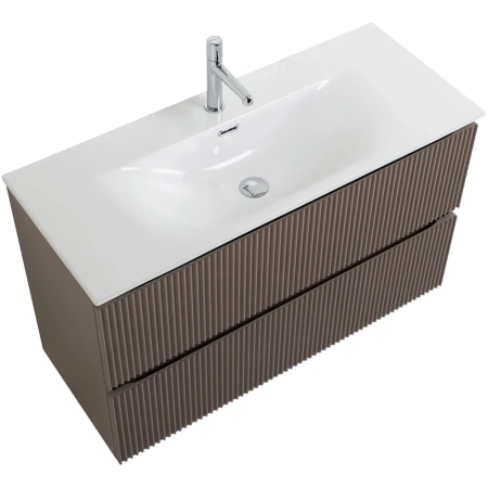 Тумба под раковину 100 BelBagno Uno UNO-MINI-1000-2C-SO-СO бежевый матовый, без раковины