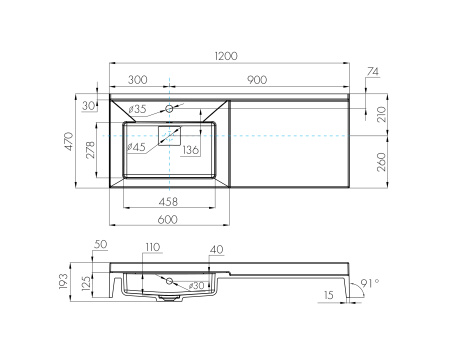 Раковина Aquaton Сакура 120 1A71893KSK010
