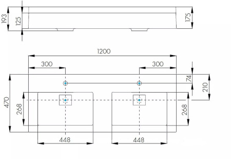 Тумба с раковиной Акватон Сакура 120 1A2197K2SKW80