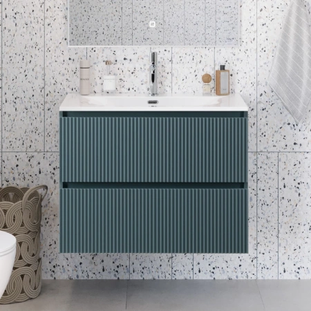 Тумба под раковину 70 BelBagno Uno UNO-MINI-700-2C-SO-AO голубой матовый, без раковины