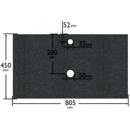 Столешница под раковину СанТа 80 900146