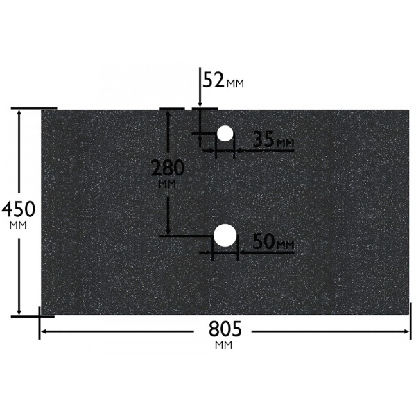 Столешница под раковину СанТа 80 900146