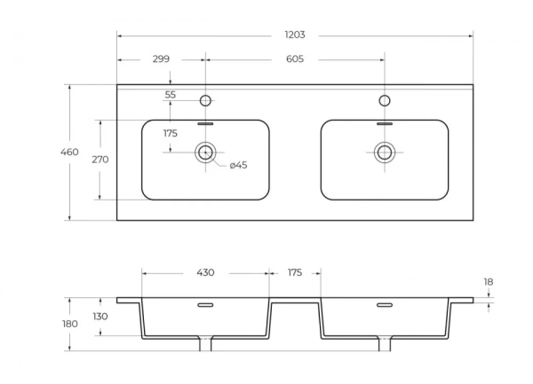 Керамическая раковина Cezares 50135