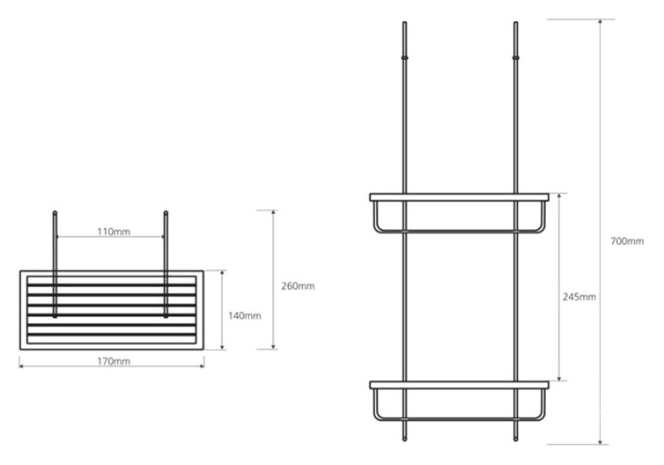 Мыльница Bemeta Cytro 104702172 двойная