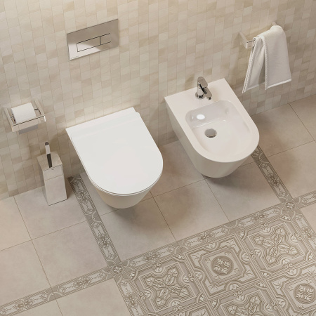 Унитаз подвесной безободковый Kerama Marazzi Plaza Modern PLMR.wc.02 (без сиденья)