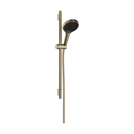 Душевой гарнитур Hansgrohe Rainfinity 130 3jet Designflex EcoSmart 28746140 шлифованная бронза