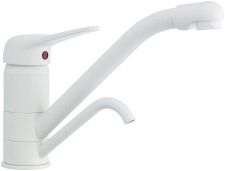 Смеситель для мойки Webert Maggiora MG920802 white