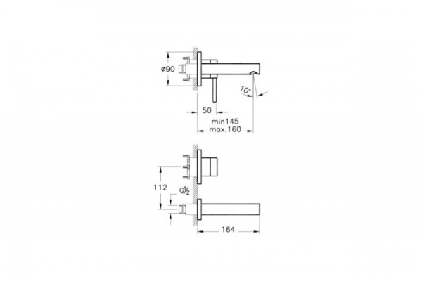 Смеситель для раковины VITRA Pure A42239EXP