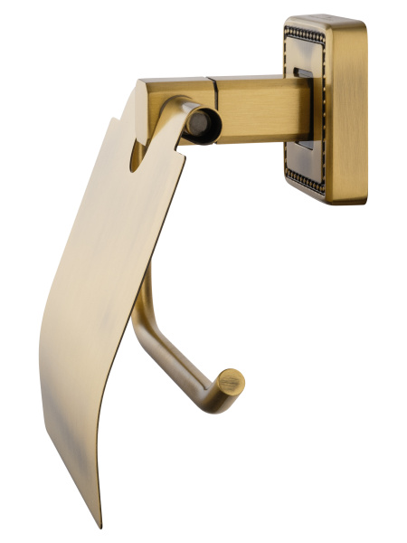 Держатель для туалетной бумаги с крышкой WONZON & WOGHAND ROMA, бронза WW-7226