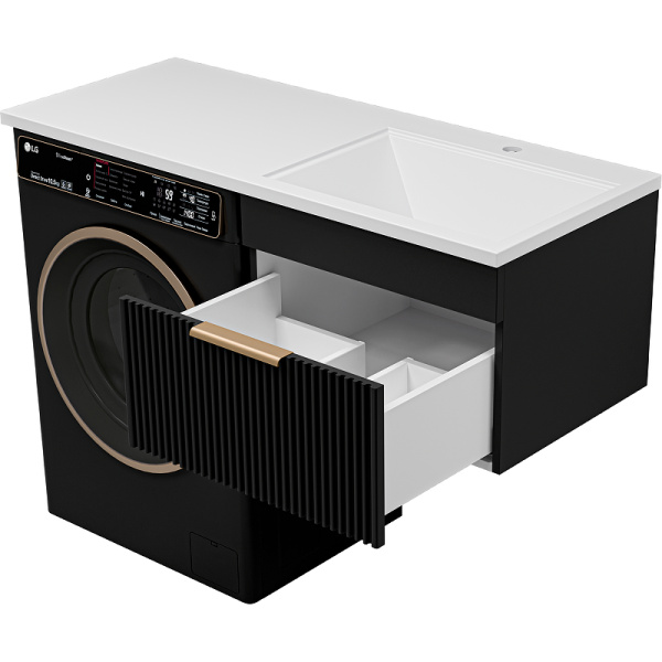 Тумба с раковиной под стиральную машину 60 Brevita Enfida УТ000016090