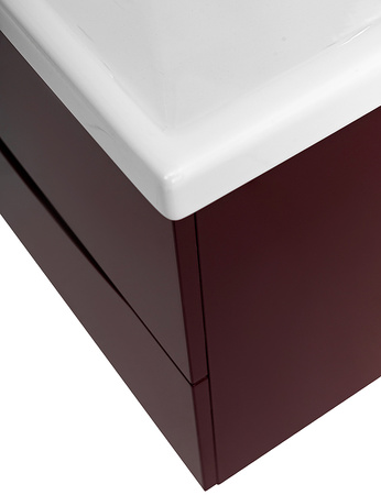 База под раковину подвесная BelBagno MARINO-CER-700-2C-SO-BRDL-P Bordo Lucido