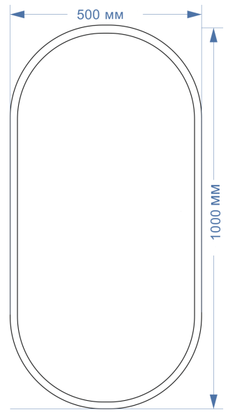 Зеркало (50х100) Silver Mirrors  Виола-лофт ФР-00002431