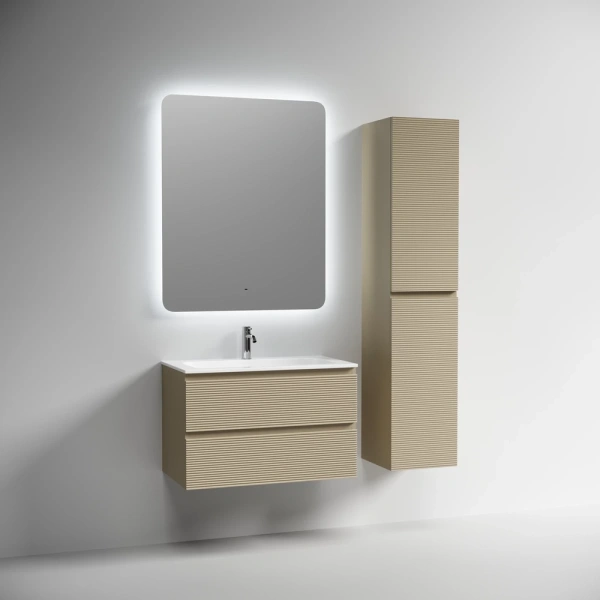 Тумба под раковину 80 см Sancos Folk FL80CP капучино матовый 