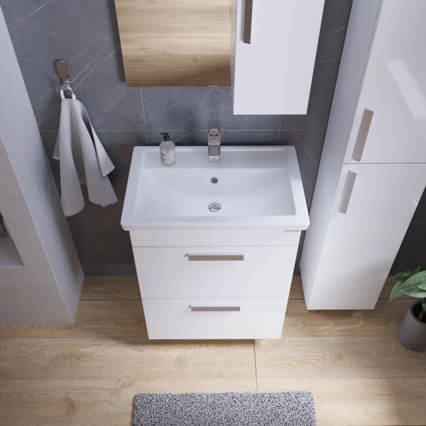 Тумба напольная Grossman НЕО-60 см 106027-1K белая на ножках