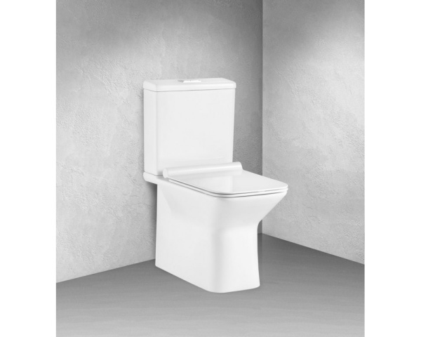 Унитаз напольный безободковый BelBagno Romano BB248CPR-P