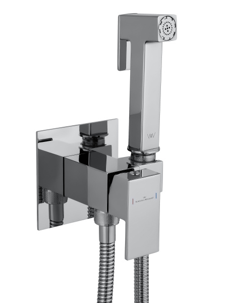 Смеситель с гигиеническим душем встраиваемый WONZON & WOGHAND, хром WW-88829903-CR