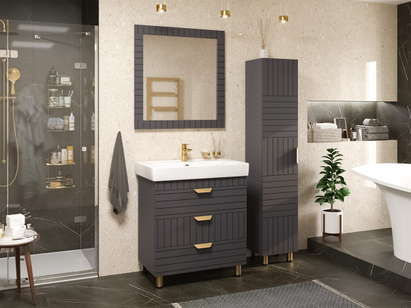 Зеркало (80х84)  Brevita Gloster 80 GLOS-02080-48-2