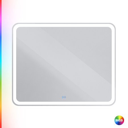 Зеркало c RGB подсветкой (100х80) Cezares CZR-SPC-MC-1000-800-RGB-TCH