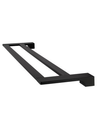 Полотенцедержатель двойной WONZON & WOGHAND ECLIPSE, черный WW-9111-BL