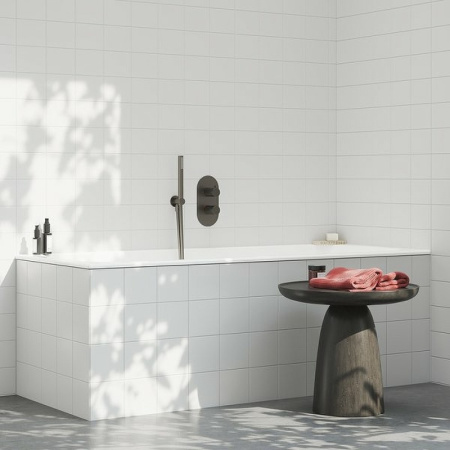 Смеситель для душа с термостатом Ravak Espirit ES 063.20GB.O2 X070323 графит