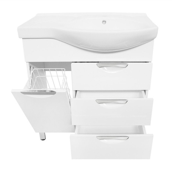 Тумба под раковину напольная Style Line Жасмин 80 ЛС-00000526 белый