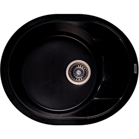 Мойка гранитная Ganzer 47x58 см (черный) GZ47058C
