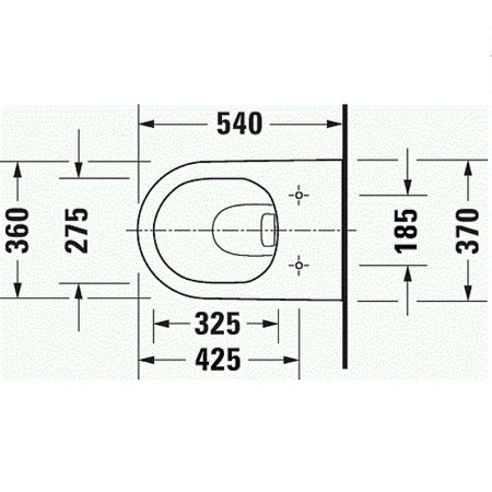 Унитаз подвесной Duravit D-Neo 2577090000