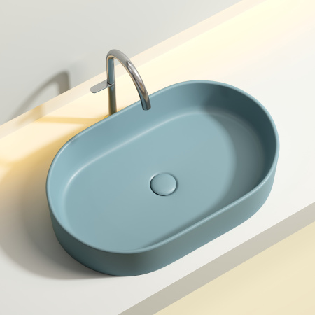 Раковина накладная (60,8х38,5) Ceramica Nova ELEMENT CN6048MLG