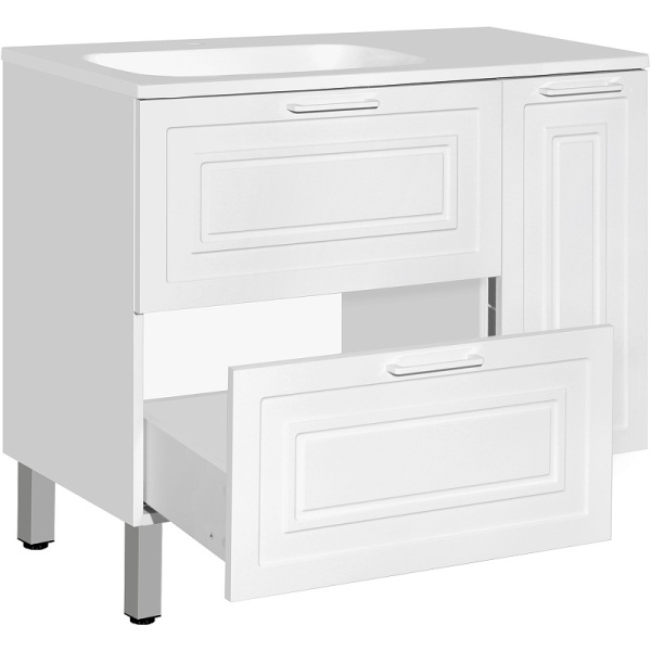 Тумба под раковину подвесная Style Line Альба 90 ЛС-000010052 белый