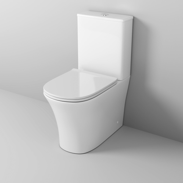 Унитаз напольный безободковый Grossman Classic GR-4466S с сиденьем микролифт