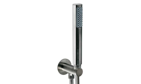 Душевой набор Bossini Zen Inox INC004.075 нержавеющая матовая сталь
