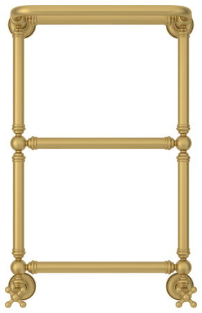 Полотенцесушитель Водяной Сунержа Ренессанс 1386 (66х40) Матовое Золото 032-0281-6640