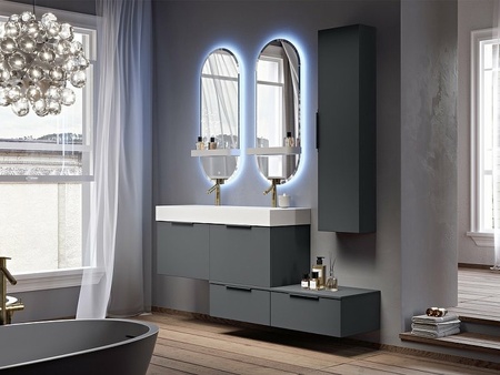 Зеркало с подсветкой (45х110) Cezares 45095