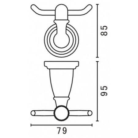 Крючок двойной Art&Max AM-E-2601-Do