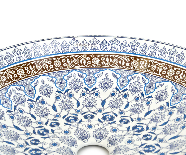 Накладная раковина (40,5х40,5)  Bronze de Luxe Марракеш 1008